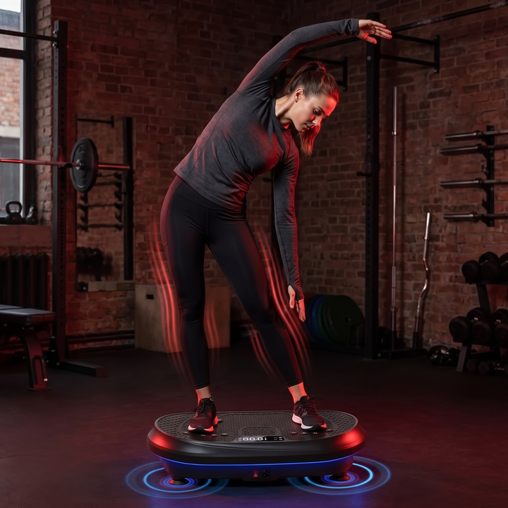 Professional Vibration Plate Exercise Machine Full Body Shaker Platform Lymphatic Drainage Home Gym Fitness Workout Training Board