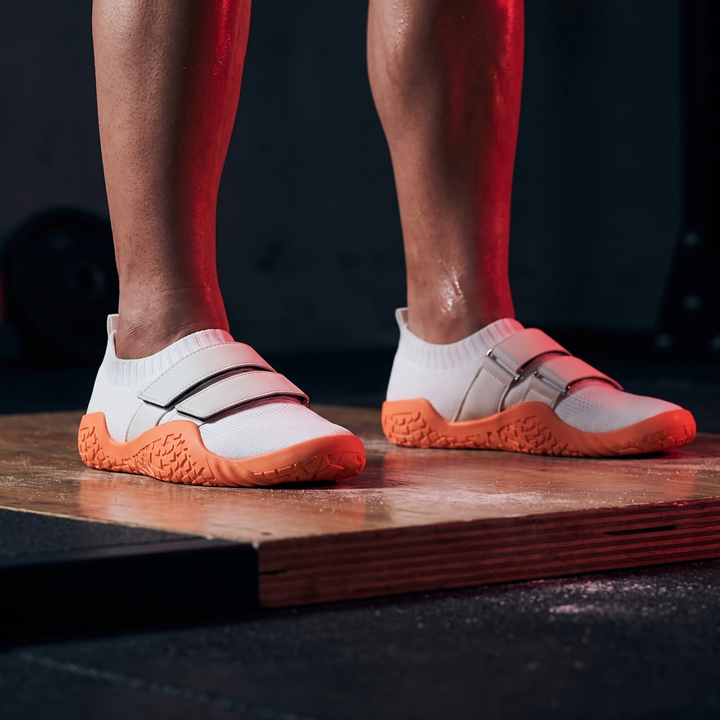 Professional Weightlifting Shoes Squat Training Shoes Hook and Loop Unisex Hard Sole Powerlifting Gym Shoes Sizes 35 to 46