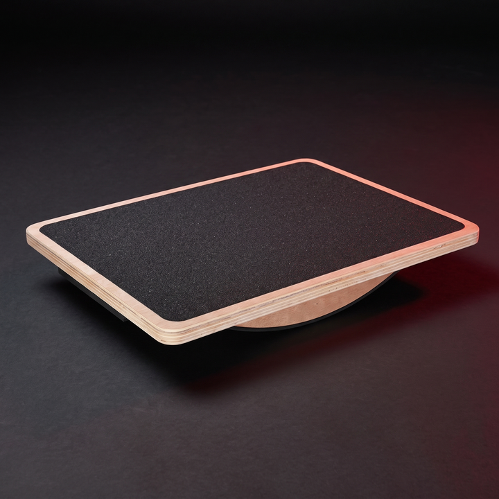 Professional Wooden Balance Board Square Anti-Slip Balance Training Board for Coordination Stability Core Strength Home Office Gym Yoga Rehabilitation Fitness