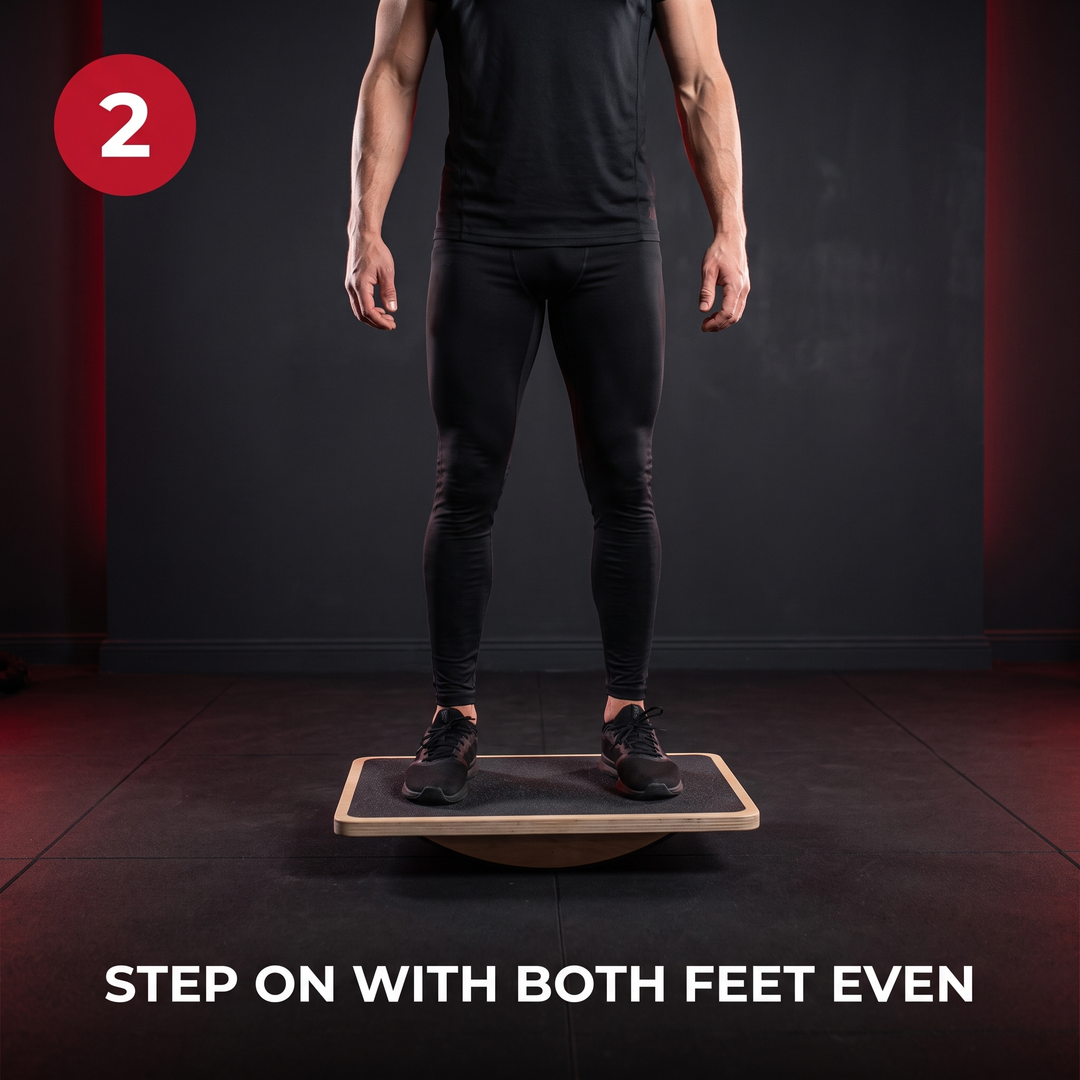 Professional Wooden Balance Board Square Anti-Slip Balance Training Board for Coordination Stability Core Strength Home Office Gym Yoga Rehabilitation Fitness