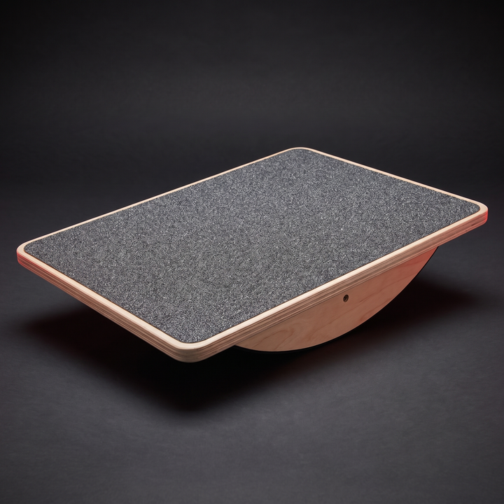 Professional Wooden Balance Board Square Anti-Slip Balance Training Board for Coordination Stability Core Strength Home Office Gym Yoga Rehabilitation Fitness