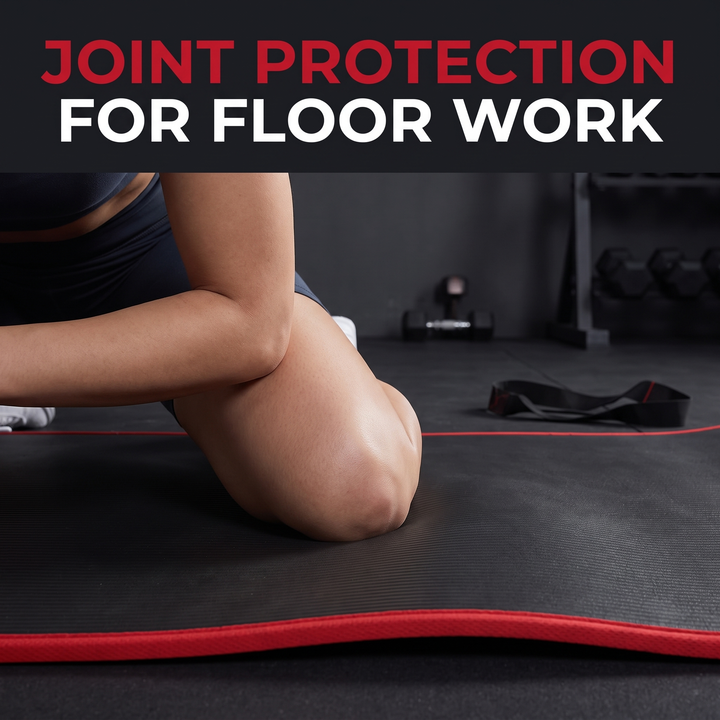 Professional Yoga Mat Extra Thick 10mm Non-Slip NBR Exercise Mat with Carry Strap Pilates Gym Workout Fitness Mat 183cm x 61cm