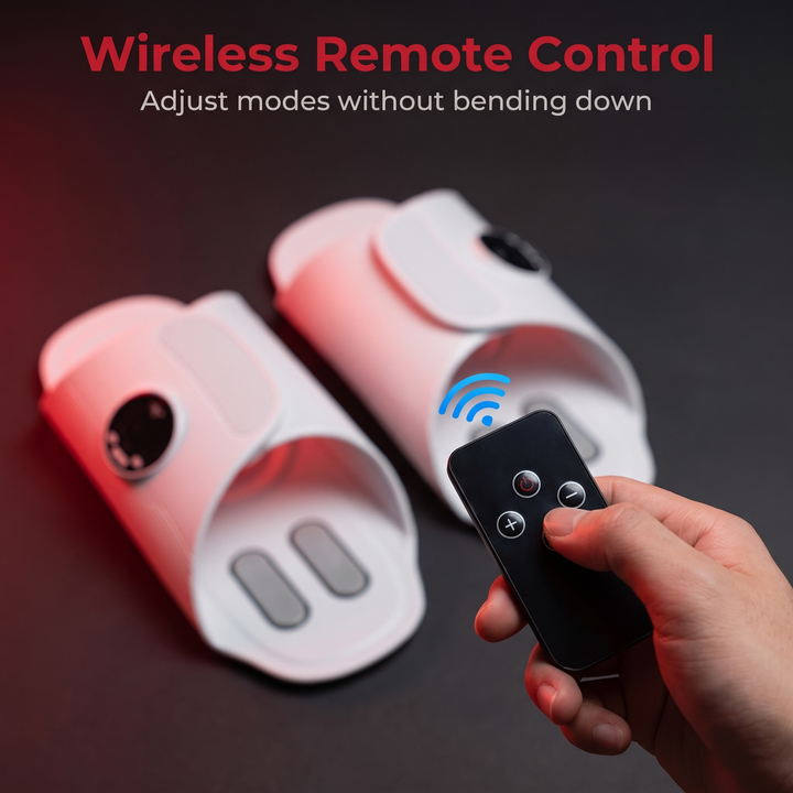 Rechargeable EMS Foot Massager Slippers Electric Foot Stimulator Multiple Massage Modes Circulation Support Recovery Relaxation Home Use