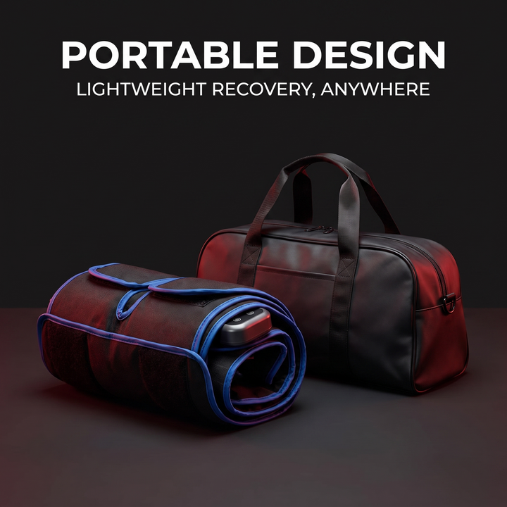 Rechargeable Leg Massager with Heat and Air Compression Adjustable Wrap for Circulation Support Muscle Recovery and Pain Relief Home Use