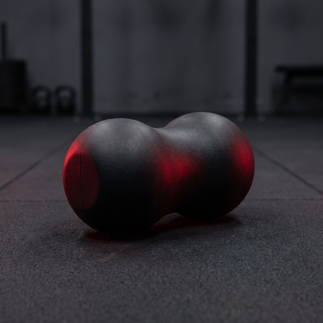 Rechargeable Vibrating Massage Ball Peanut Massager 5 Speed Foam Roller for Muscle Recovery Mobility Fitness Yoga Relaxation Portable