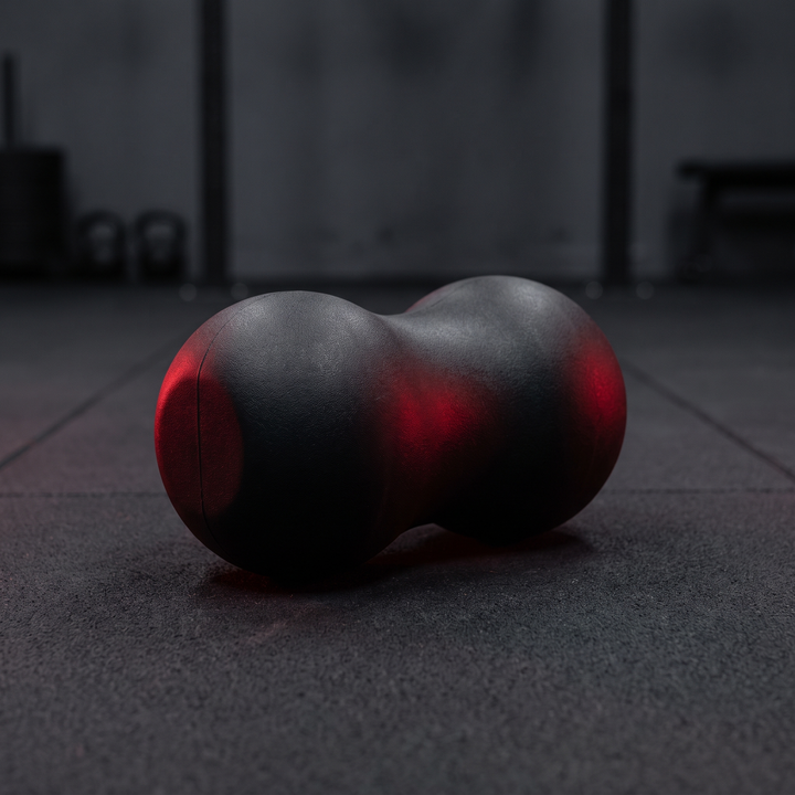 Rechargeable Vibrating Massage Ball Peanut Massager 5 Speed Foam Roller for Muscle Recovery Mobility Fitness Yoga Relaxation Portable