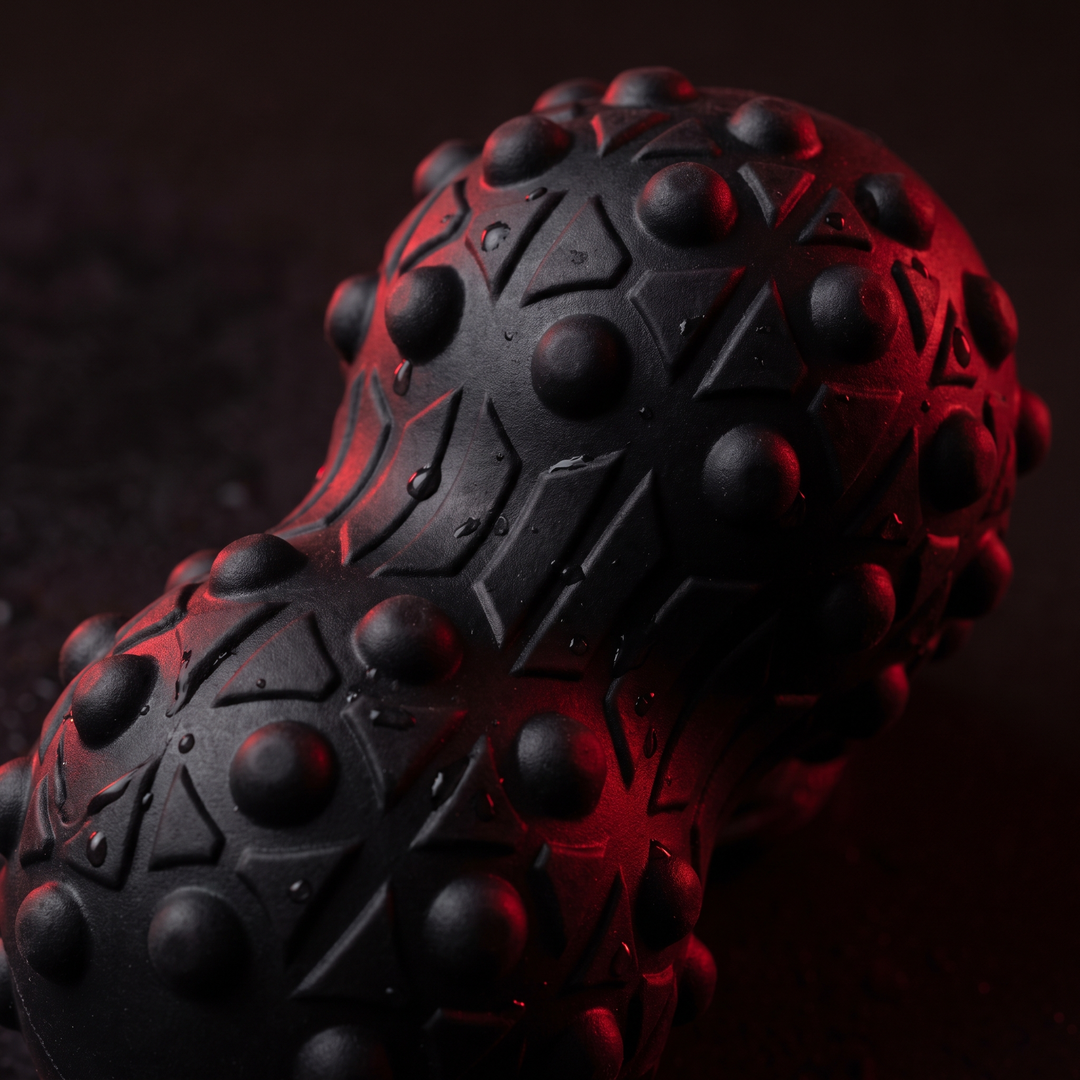 Rechargeable Vibrating Massage Ball Peanut Massager 5 Speed Foam Roller for Muscle Recovery Mobility Fitness Yoga Relaxation Portable