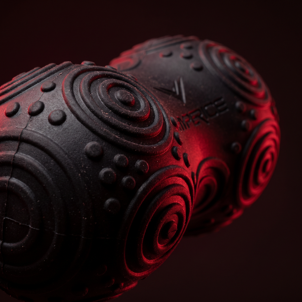Rechargeable Vibrating Massage Ball Peanut Massager 5 Speed Foam Roller for Muscle Recovery Mobility Fitness Yoga Relaxation Portable