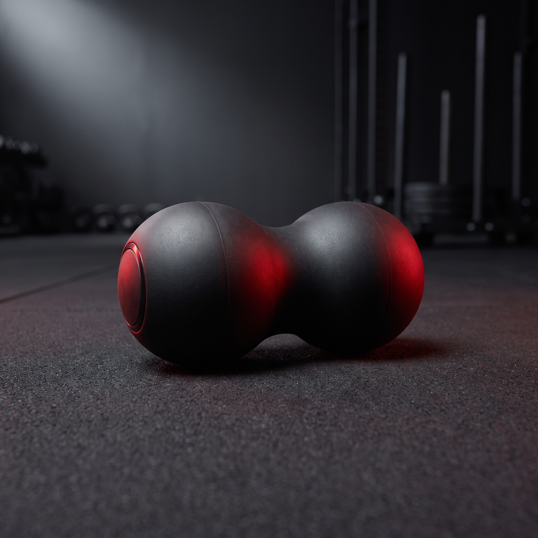 Rechargeable Vibrating Massage Ball Peanut Massager 5 Speed Foam Roller for Muscle Recovery Mobility Fitness Yoga Relaxation Portable