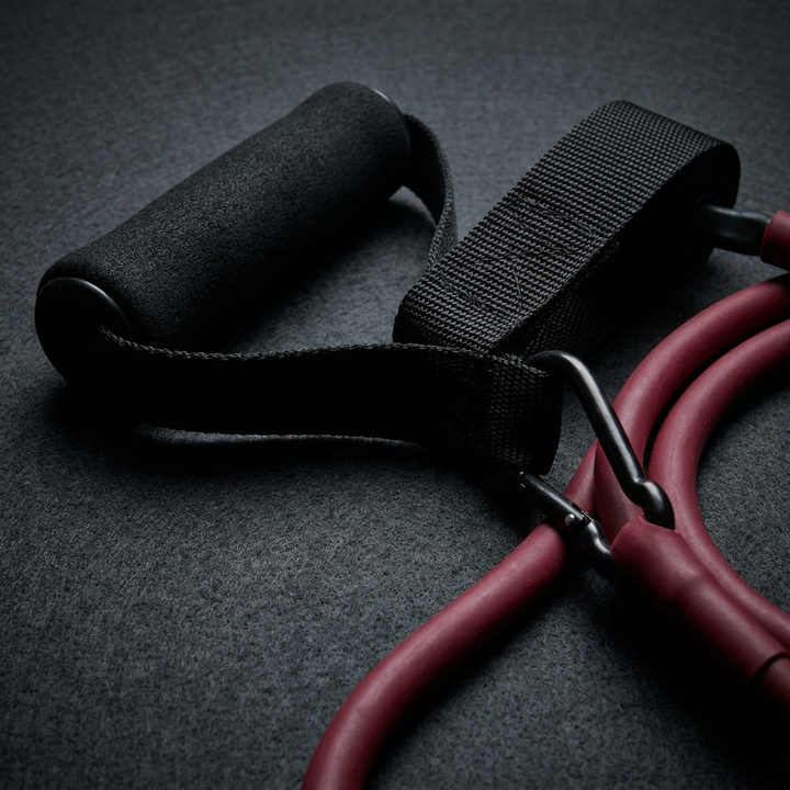 Resistance Band Training Set with Door Anchor for Home Workouts
