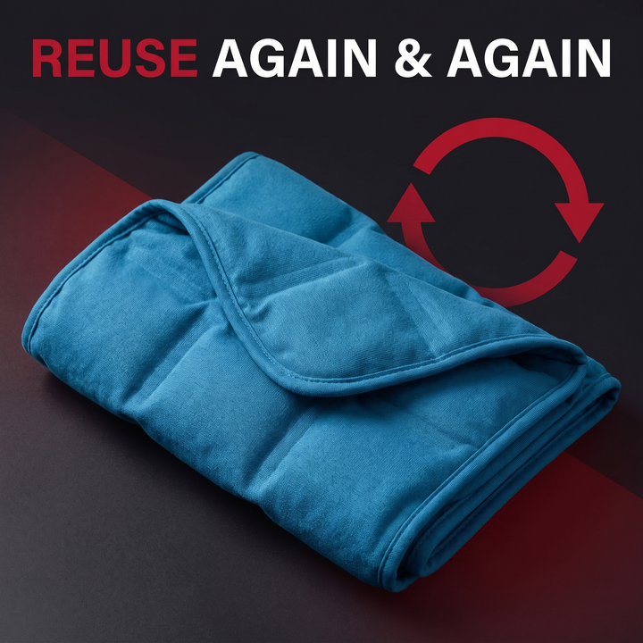 Reusable Hot Cold Compress Ice Pack Wrap Multi-Functional Self-Absorbent Shoulder Pad Therapy Pack for Recovery Rehabilitation Home Use