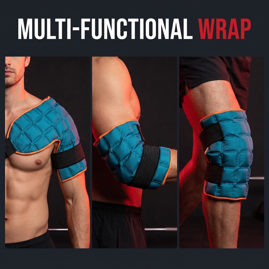 Reusable Hot Cold Compress Ice Pack Wrap Multi-Functional Self-Absorbent Shoulder Pad Therapy Pack for Recovery Rehabilitation Home Use