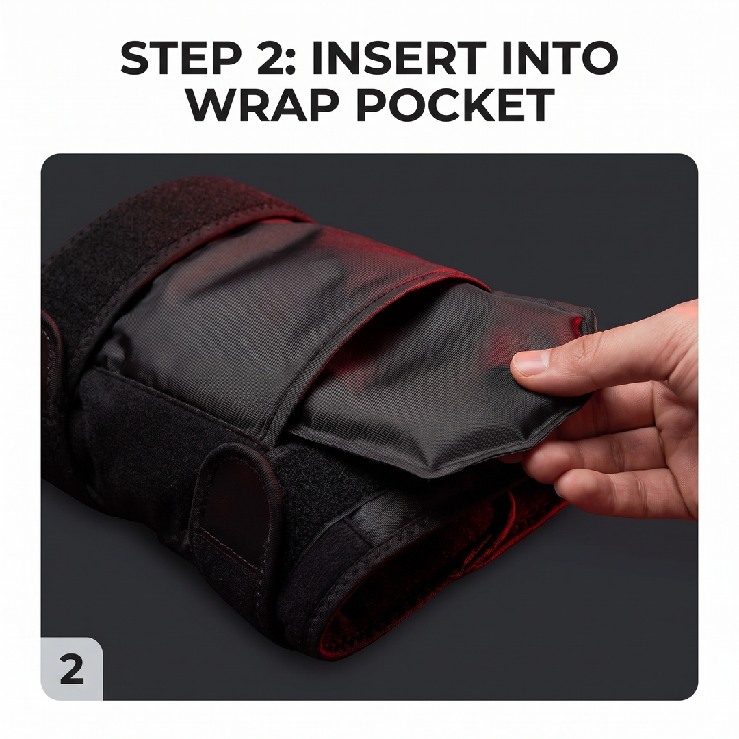 Reusable Knee Ice Pack Wrap Gel Cold Pack for Knee Injury Recovery Post Surgery Compression Cold Therapy Wrap Fits Around Entire Knee