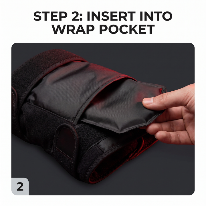 Reusable Knee Ice Pack Wrap Gel Cold Pack for Knee Injury Recovery Post Surgery Compression Cold Therapy Wrap Fits Around Entire Knee