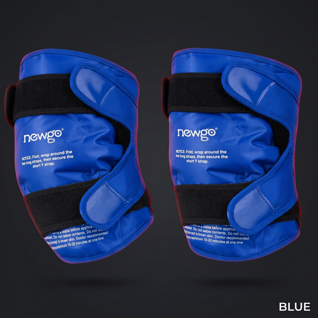 Reusable Knee Ice Pack Wrap Gel Cold Pack for Knee Injury Recovery Post Surgery Compression Cold Therapy Wrap Fits Around Entire Knee