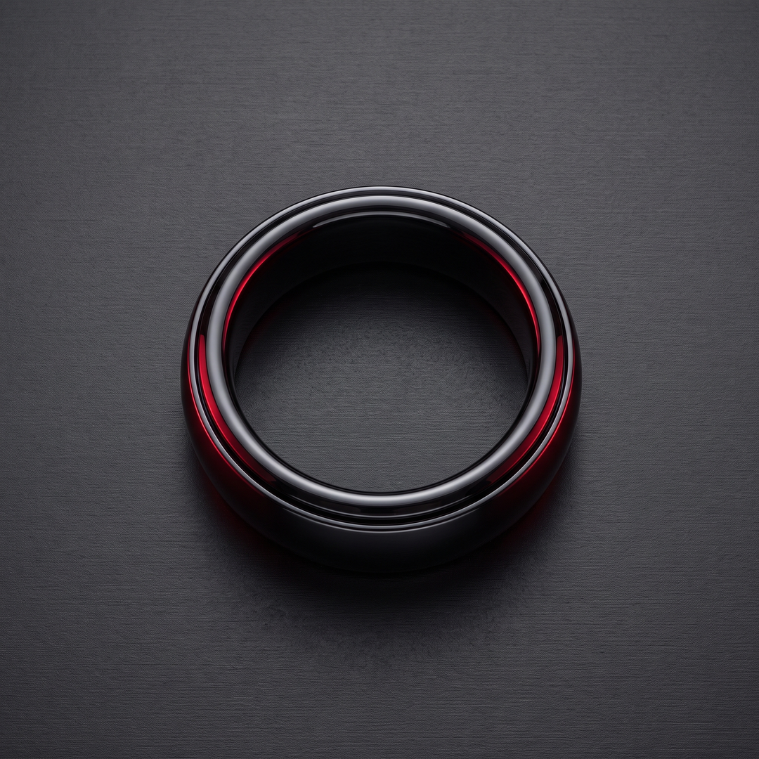 Smart Ring Health Monitor Fitness Tracker Ceramic Ring with Charging Case Heart Rate Sleep Tracker 5ATM Waterproof for Men Women Daily Wellness
