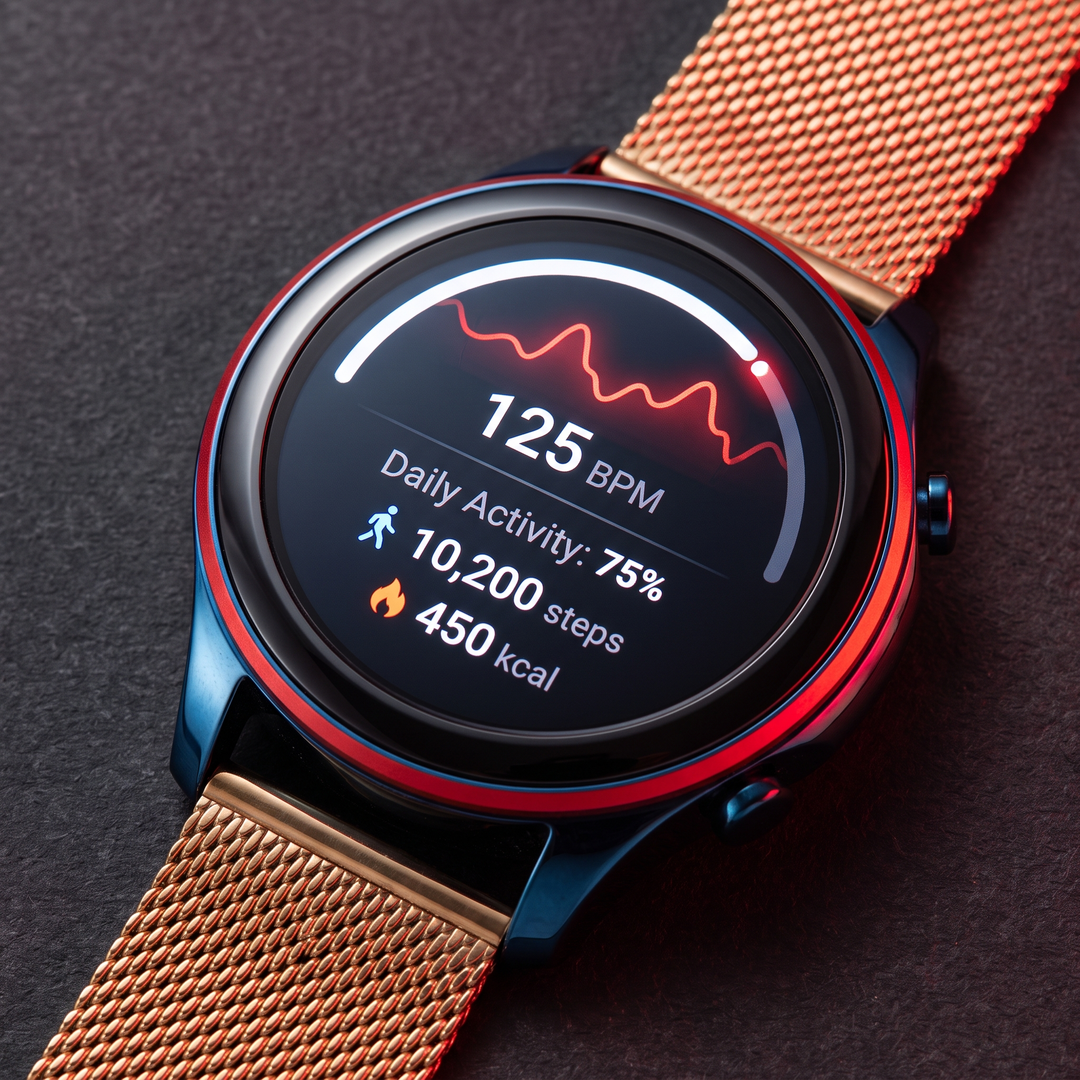 Smart Watch with Bluetooth Call Heart Rate Sleep Monitor Fitness Tracker Waterproof Smartwatch for Men Women Steel Wristband Activity Watch