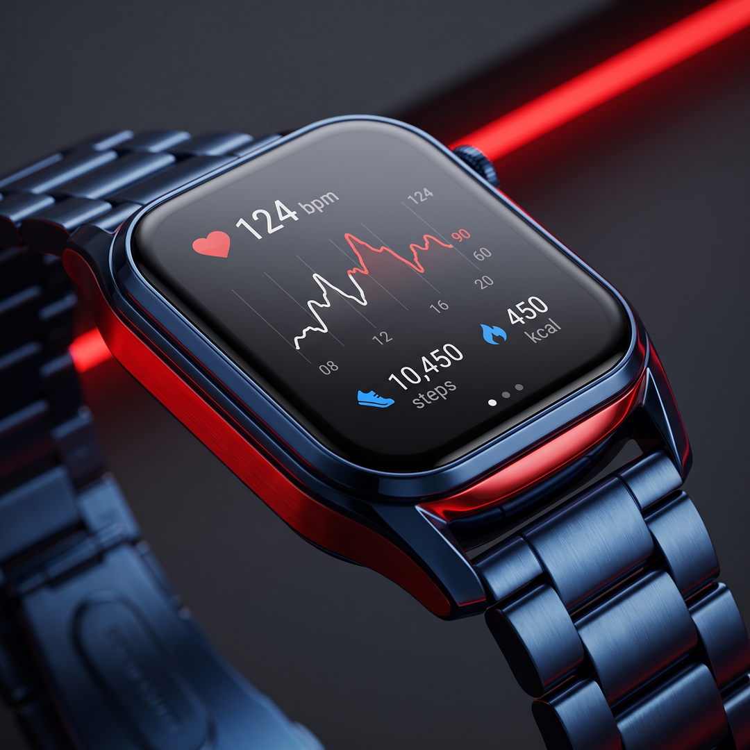 Smart Watch with Bluetooth Call Heart Rate Sleep Monitor Fitness Tracker Waterproof Smartwatch for Men Women Steel Wristband Activity Watch