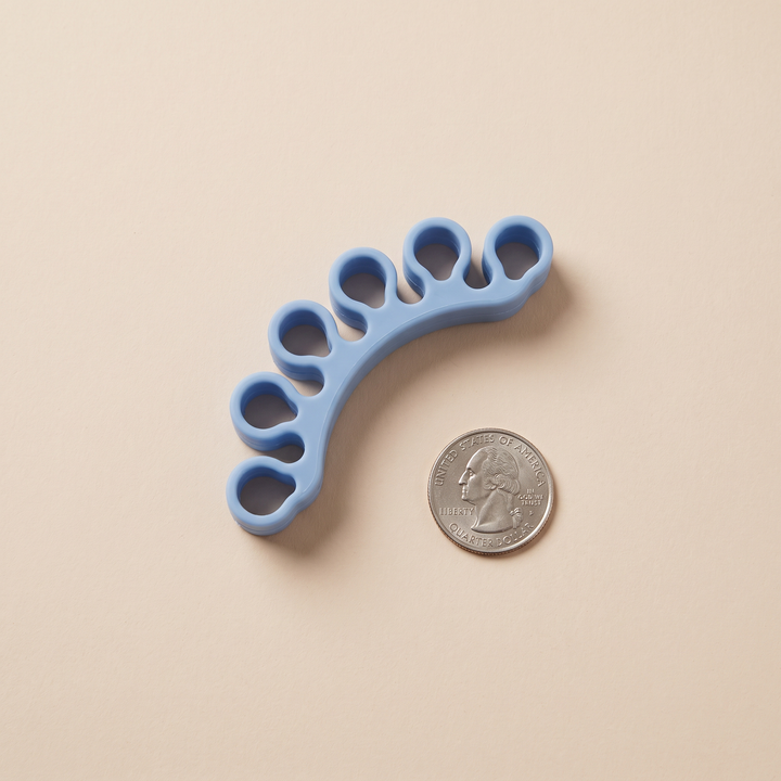 Soft Touch Silicone Toe Spacers Reusable Toe Separators for Foot Alignment Bunion Relief Overlap Correction Home Use 2 Pack