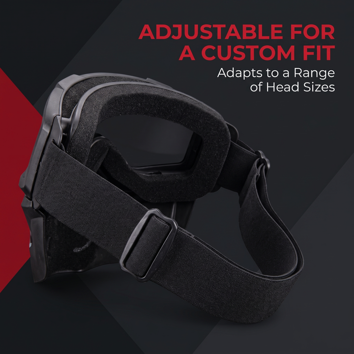 Tactical Goggles with Skull Face Mask Outdoor Riding Glasses Windproof UV Protection Off-Road Racing Cycling Eyewear Multi-Purpose