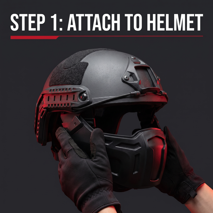 Tactical Half Face Mask with Flip Goggles Paintball Helmet Accessory for Hunting CS Shooting Airsoft Outdoor Sport Protective Gear