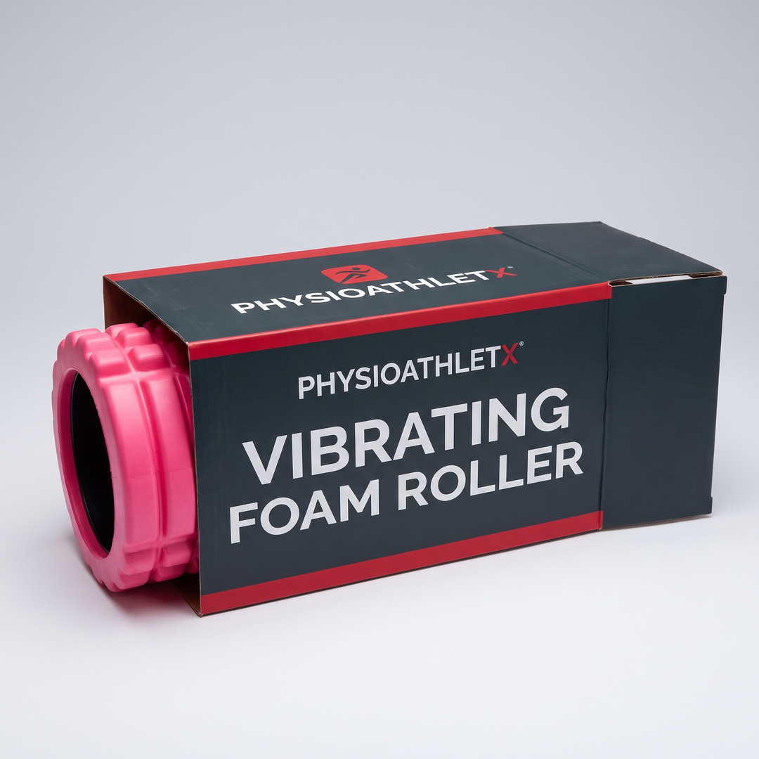 Vibrating Foam Roller Portable Electric Adjustable Massage Roller ABS EVA Muscle Recovery Roller for Home Gym Fitness Rehabilitation