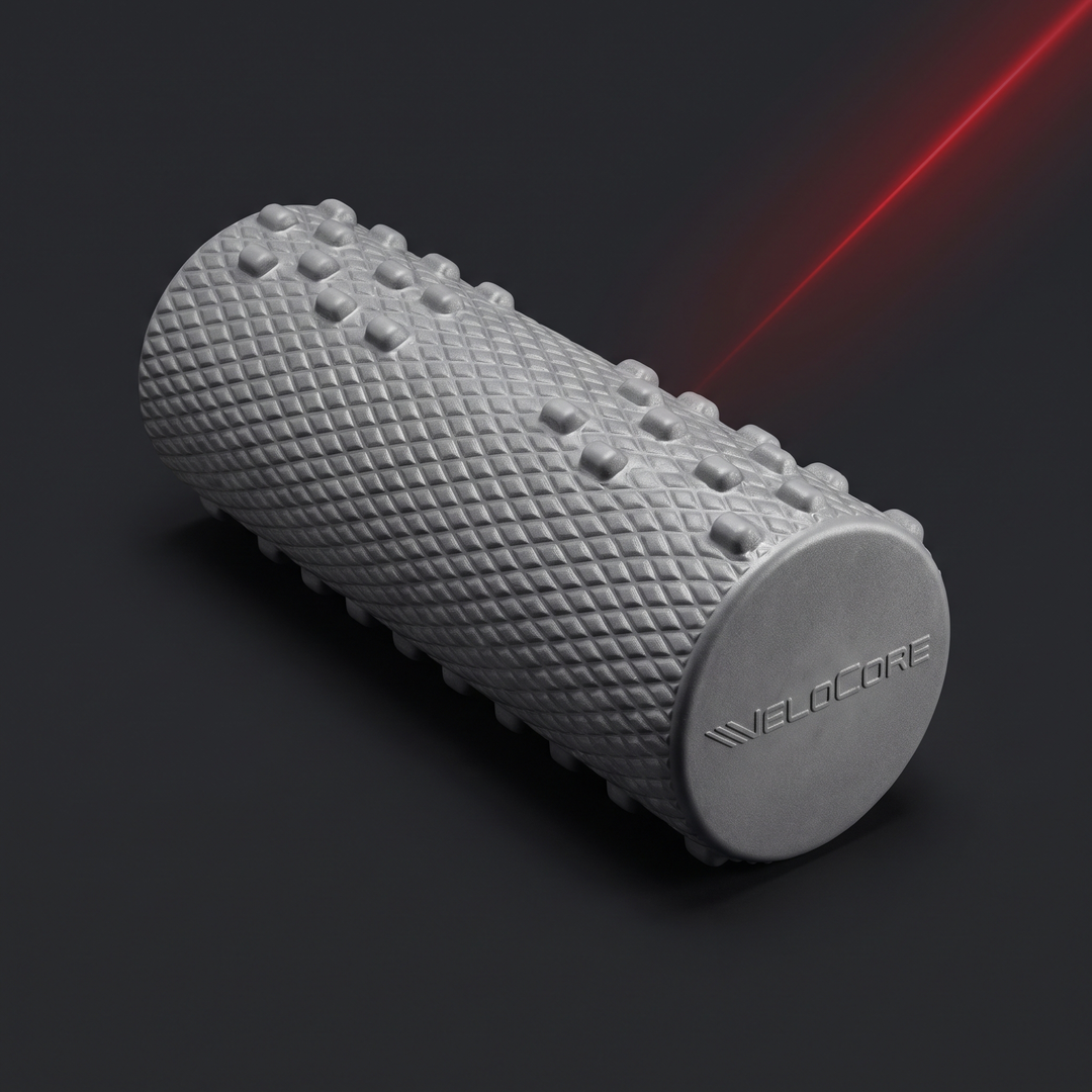 Vibrating Foam Roller Portable Electric Adjustable Massage Roller ABS EVA Muscle Recovery Roller for Home Gym Fitness Rehabilitation